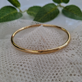 Classic Gold Minimal Bangle Bracelet