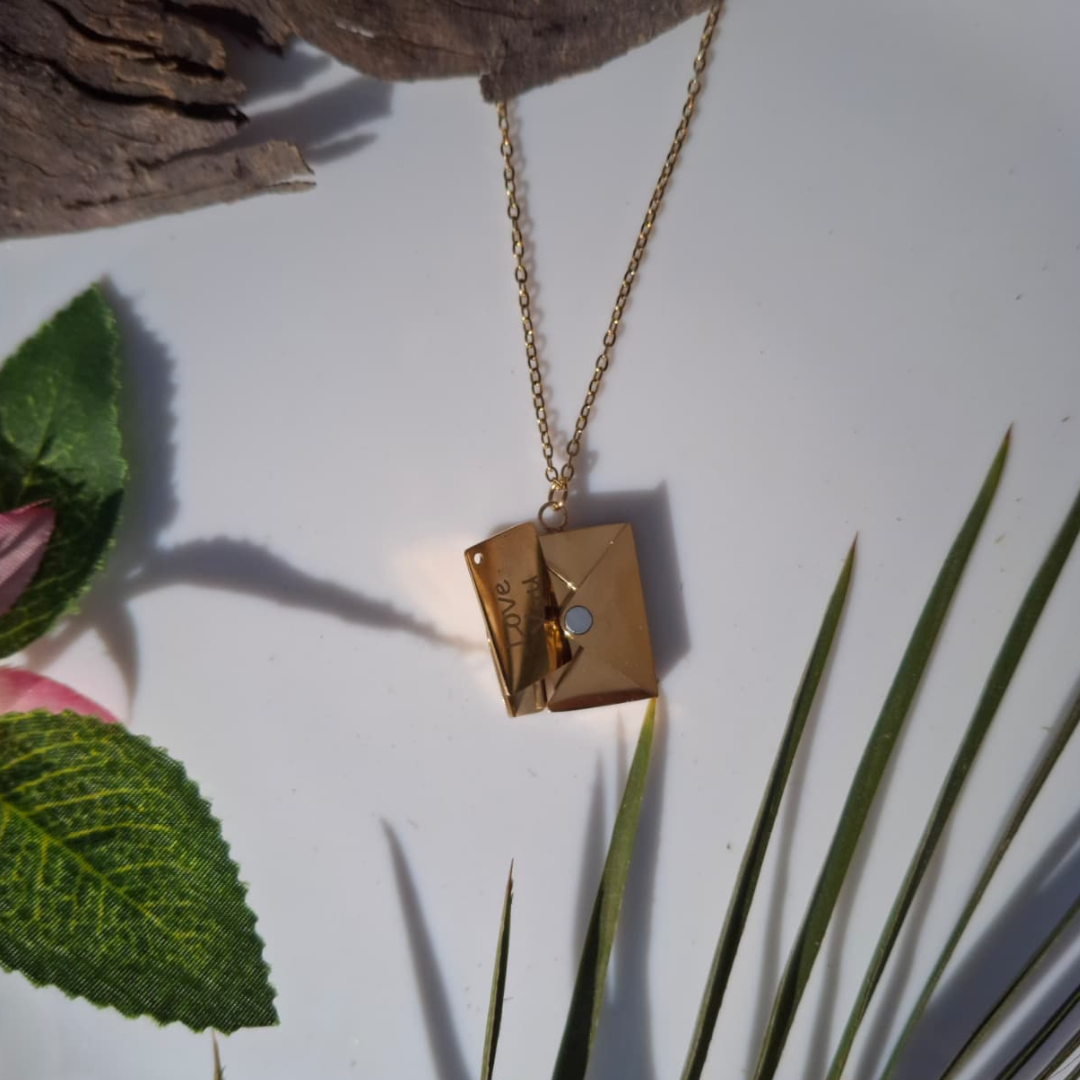 Love Letter Envelope Pendant Chain