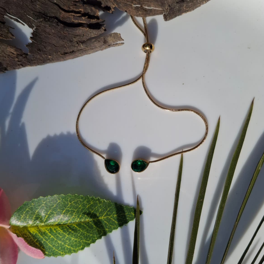 Teardrop Slider Necklace