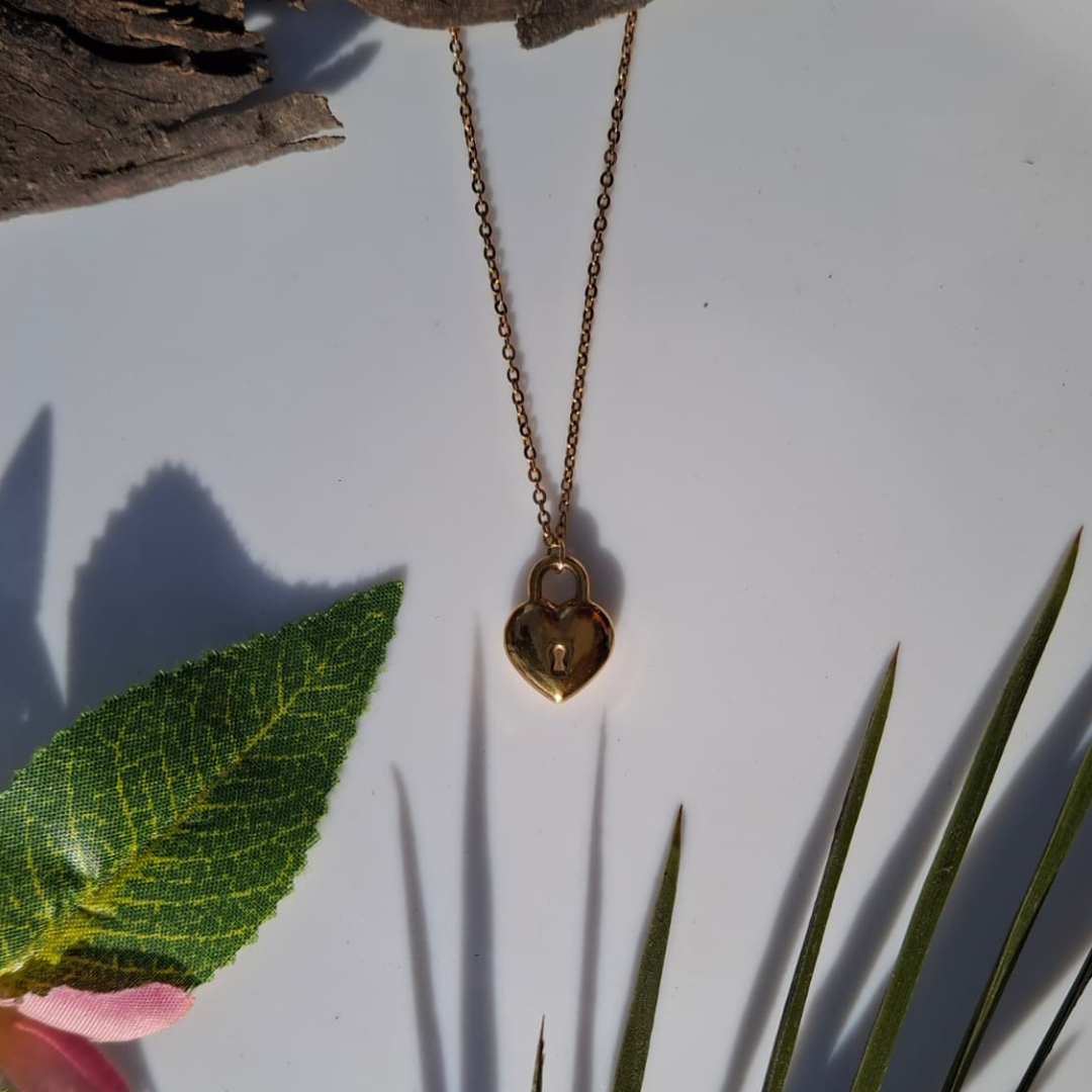 Eternal Heart Lock Necklace
