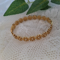 Golden Daisy Crystal Bracelet
