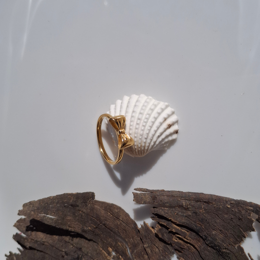 Golden Bow Ring