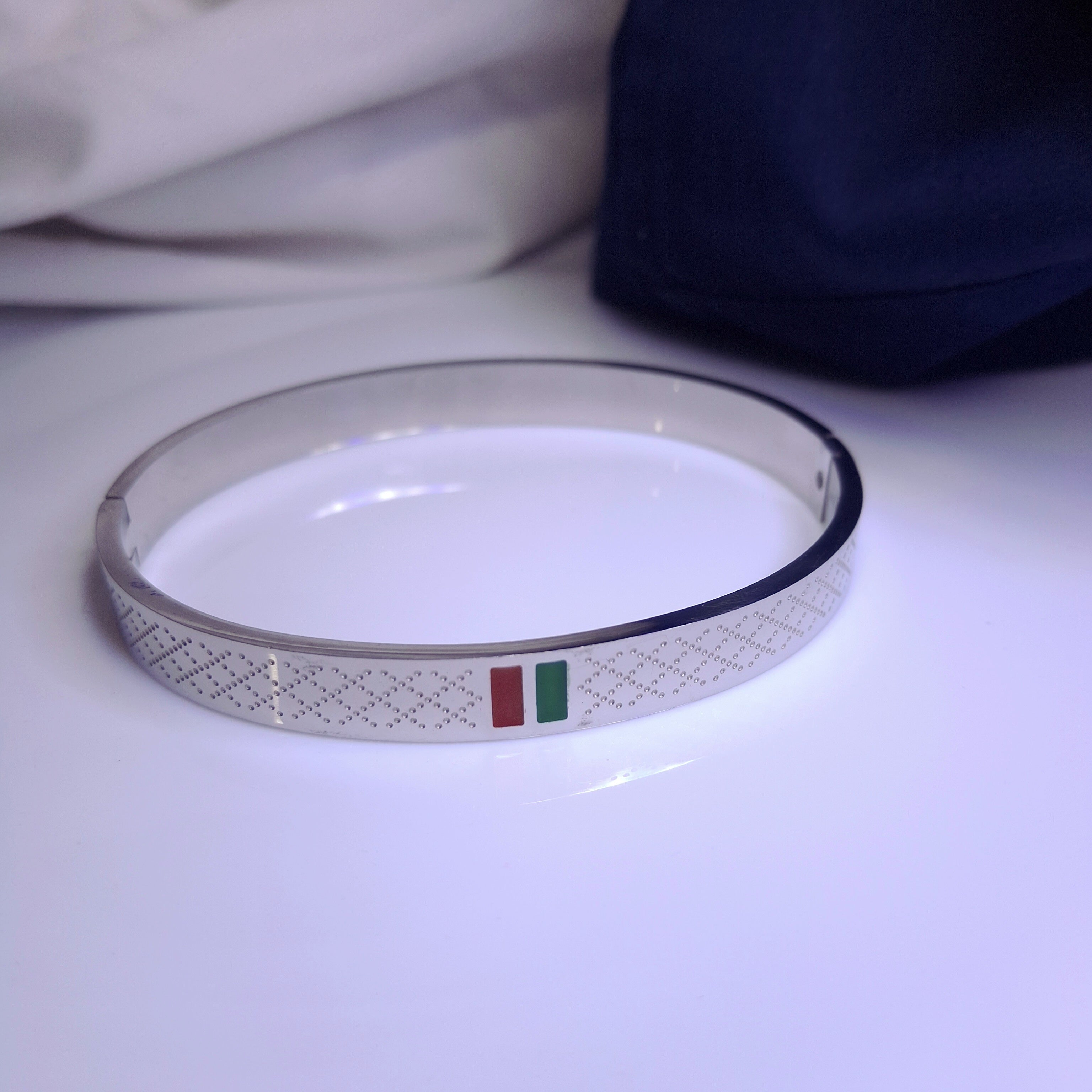 Urban Stripe Steel Bracelet